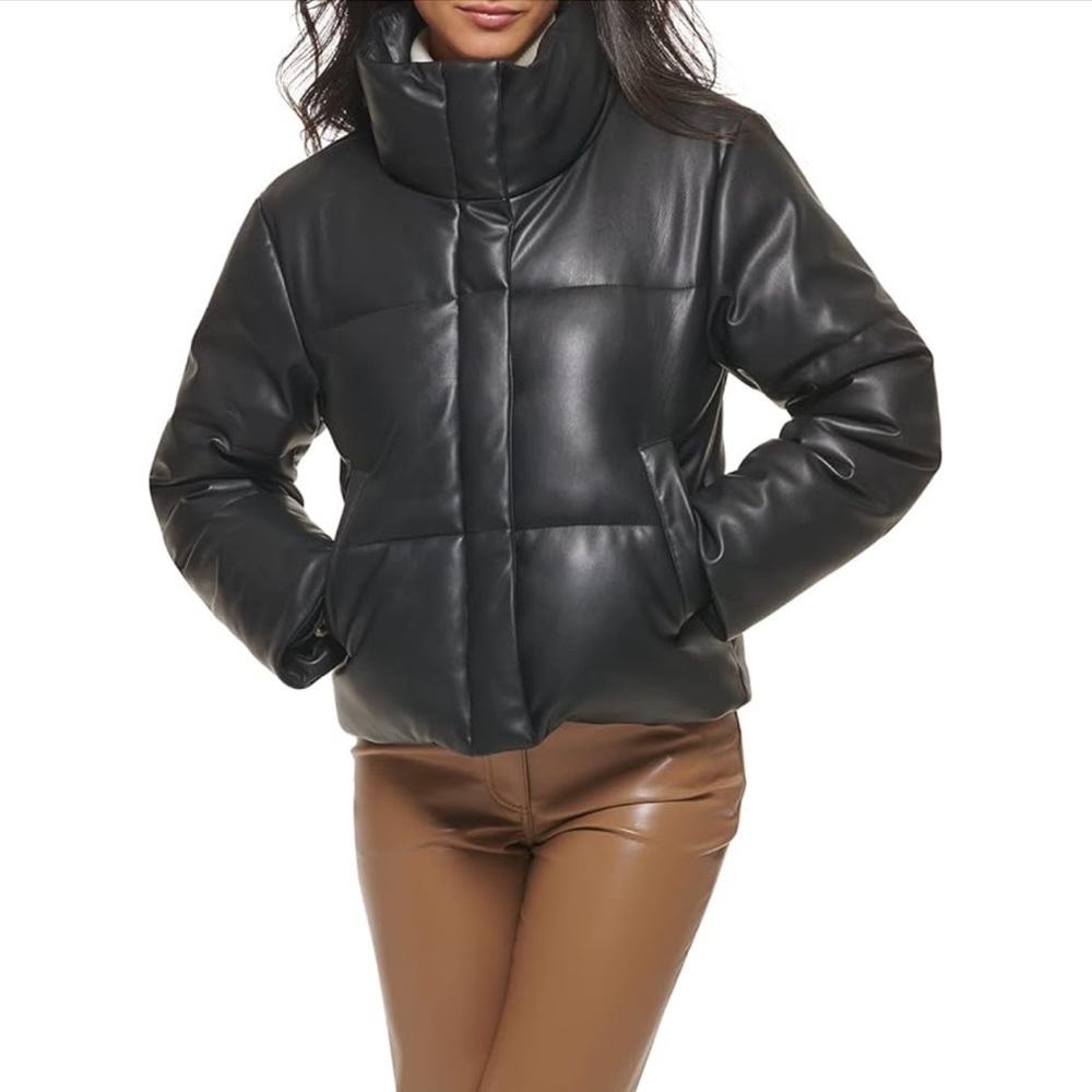 Levi’s Vegan Leather Puffer Jacket
